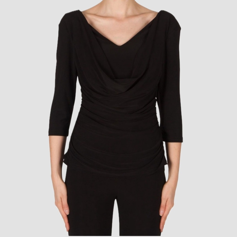 Joseph Ribkoff Drape Neck Top